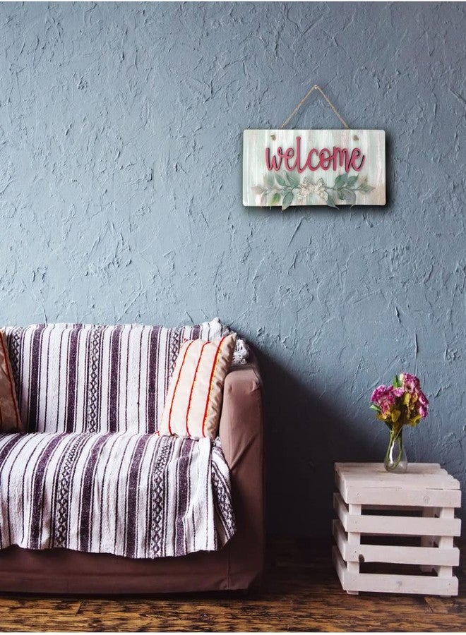 Chalk My Theme Welcome Wooden Wall Hanging Sign Board for Entrance, Home Decoration, Door - Image 4